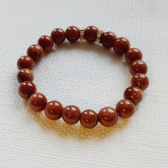 Goldstone handmade bracelet - Picture 5 of 5